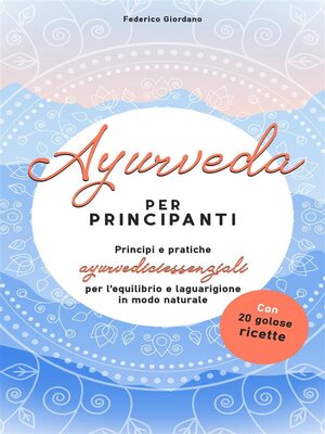 cover image of Ayurveda per principianti